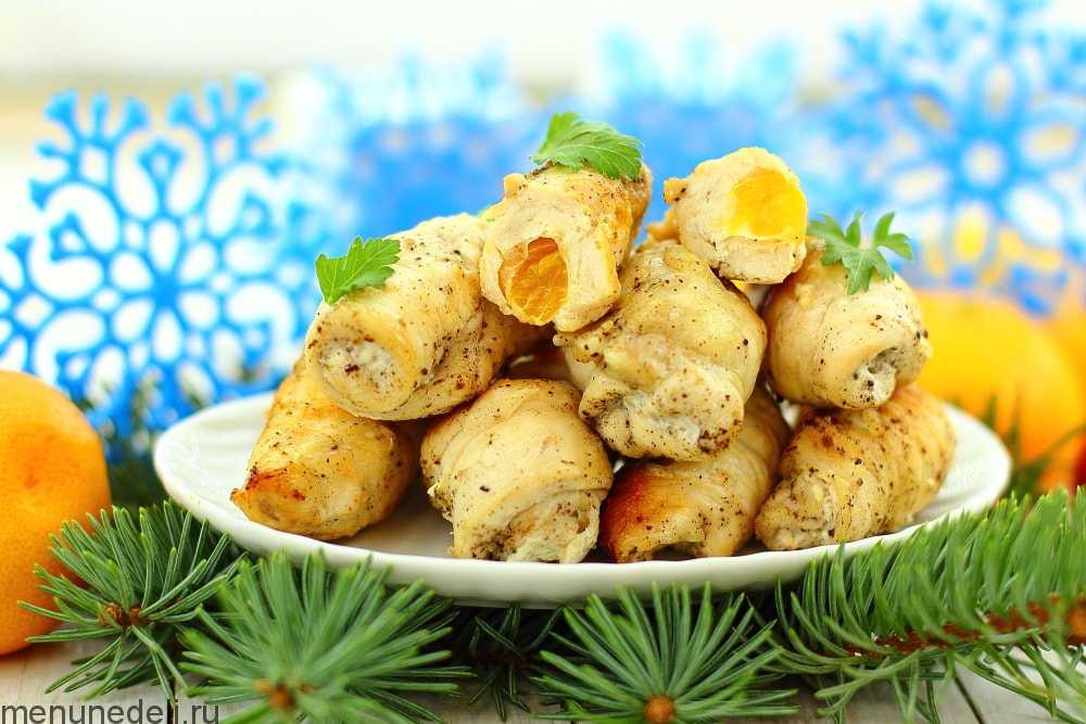 Курица с мандаринами — пошаговый рецепт с фото
