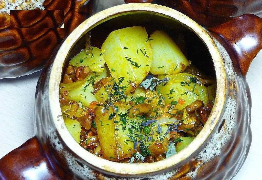 Баранина в горшочках с картошкой в духовке пошаговый рецепт