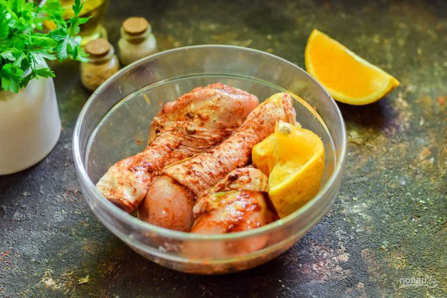 Курица в апельсиновом маринаде в духовке - 7 пошаговых фото в рецепте