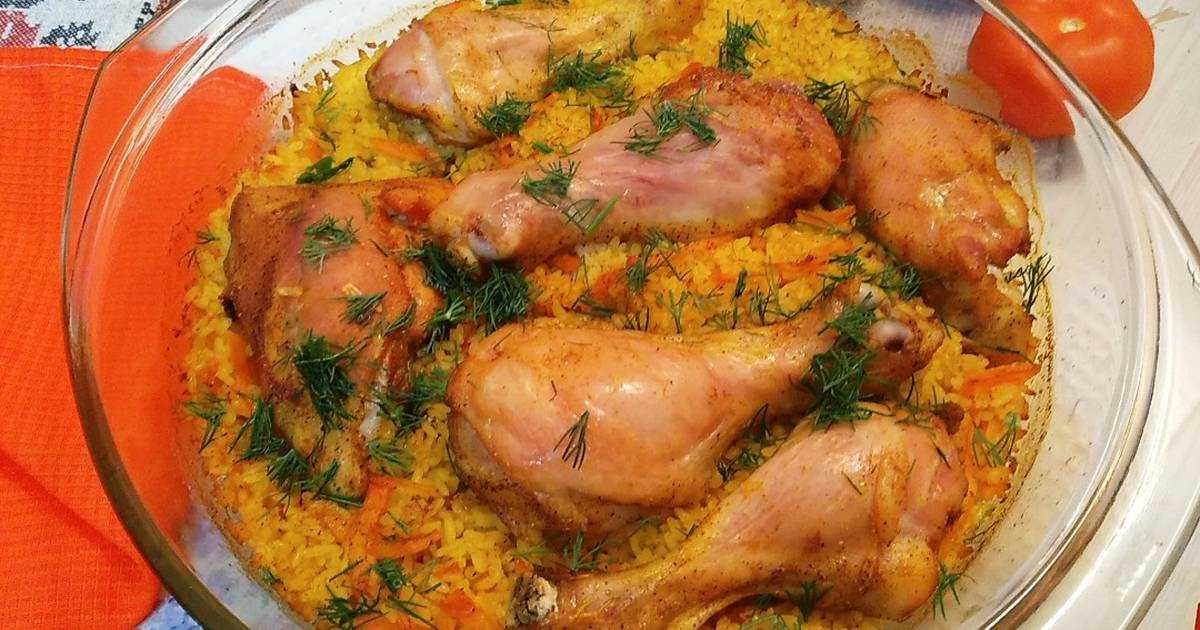 6 рецептов курицы с рисом в духовке