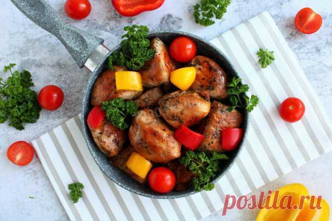 Баклажаны с курицей и помидорами в духовке – пошаговый рецепт