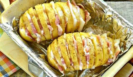 Фаршированный картофель в духовке. 6 рецептов запекания картошки.