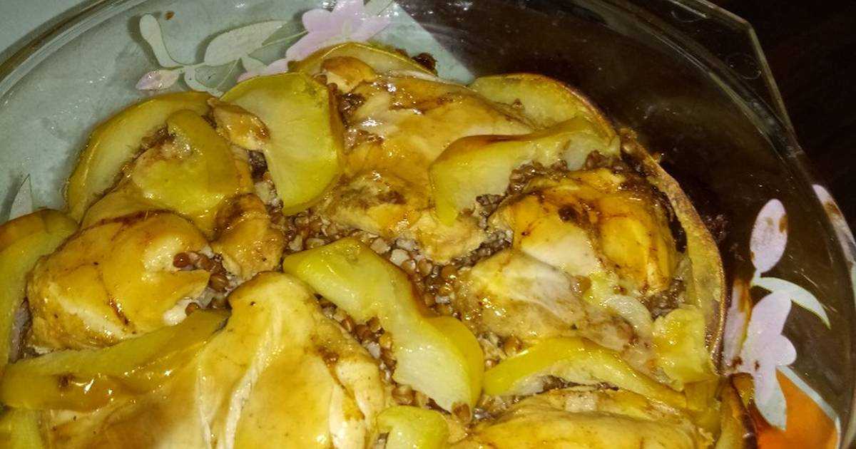 Курица с яблоками в духовке - 7 рецептов с фото пошагово