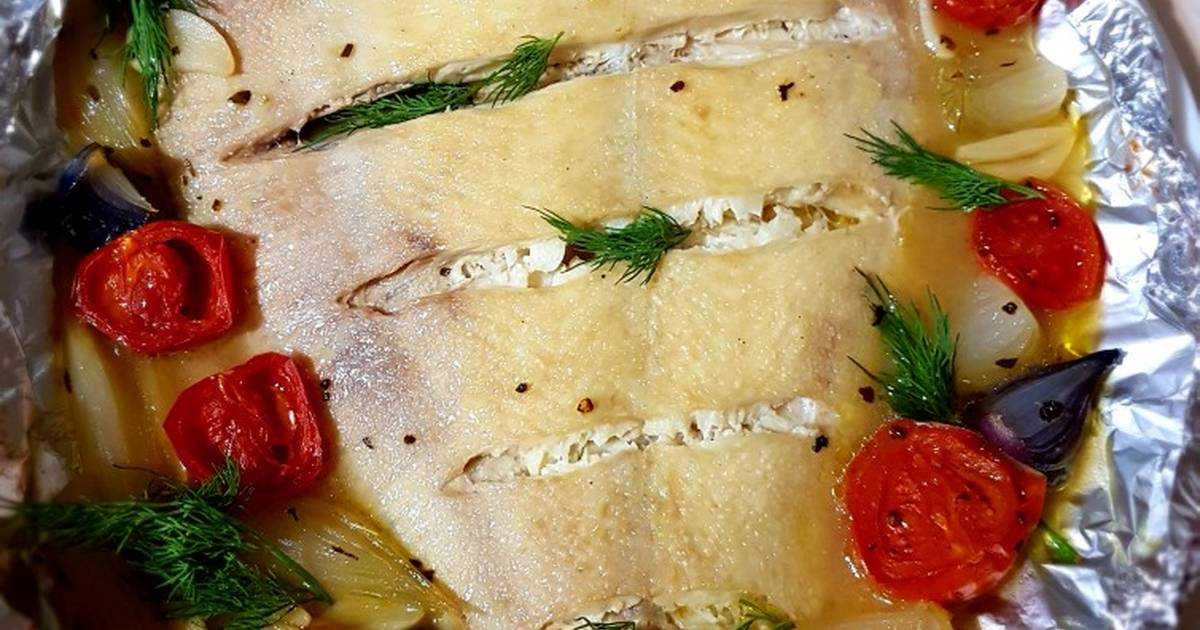 Камбала в духовке: рецепты приготовления вкусной рыбы в фольге