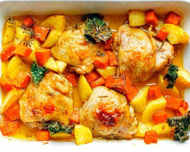 Курица с тыквой – 7 рецептов приготовления дома