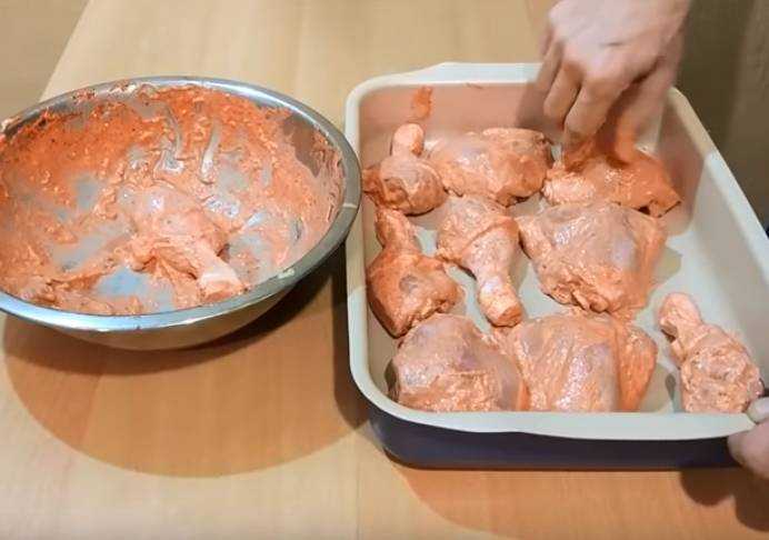 Окорочка с картошкой в духовке — рецепт с майонезом и чесноком