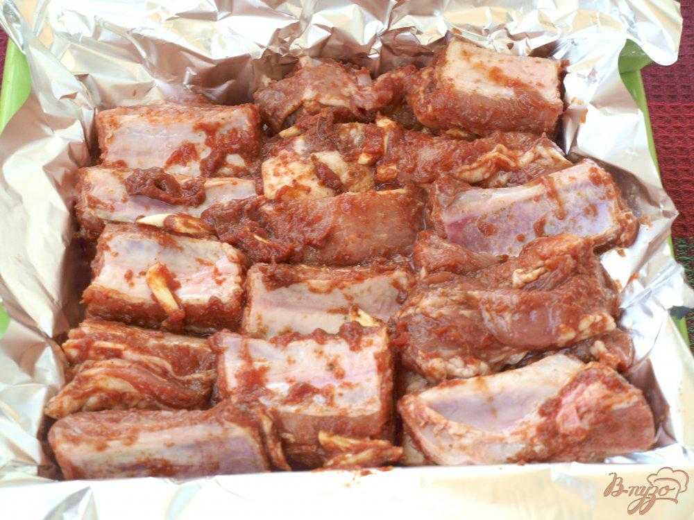 Маринад для свиных ребрышек - 7 рецептов для запекания в духовке с фото пошагово