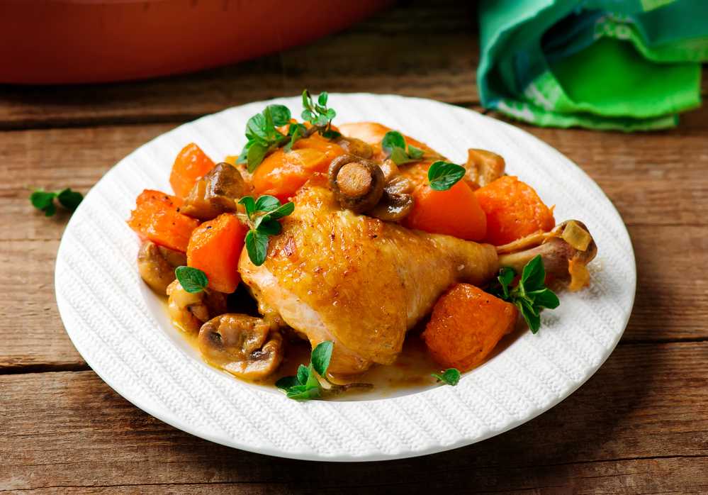 Курица с тыквой – 7 рецептов приготовления дома