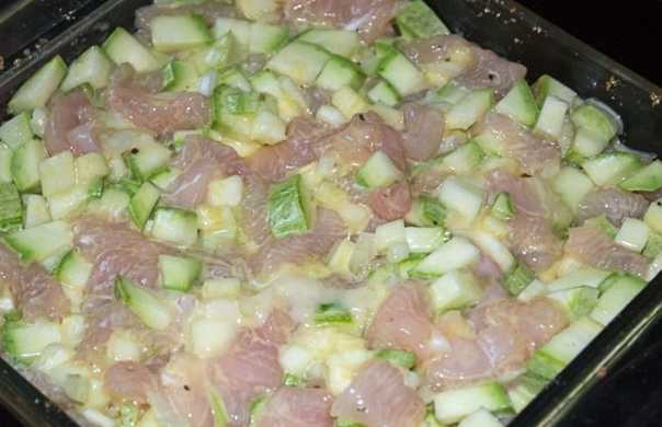 Рецепты запеканки из кабачков с курицей, вкусно приготовленной в духовке