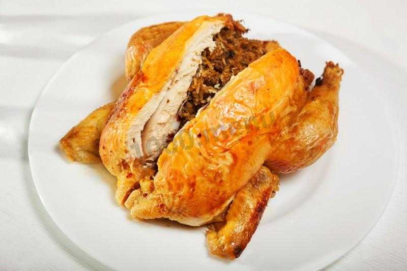 Курица фаршированная - 69 домашних вкусных рецептов приготовления