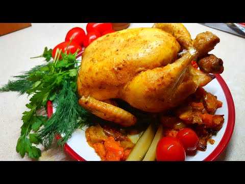 Курица в духовке целиком — 8 рецептов с хрустящей корочкой