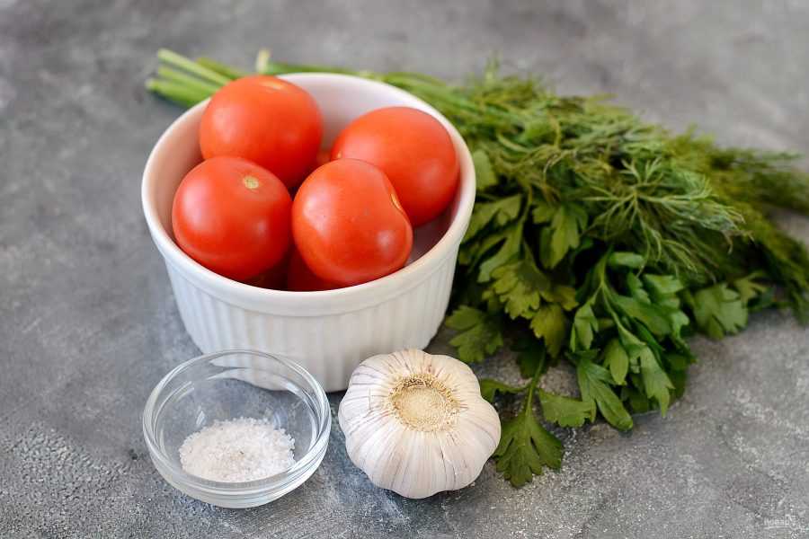 Малосольные помидоры фаршированные