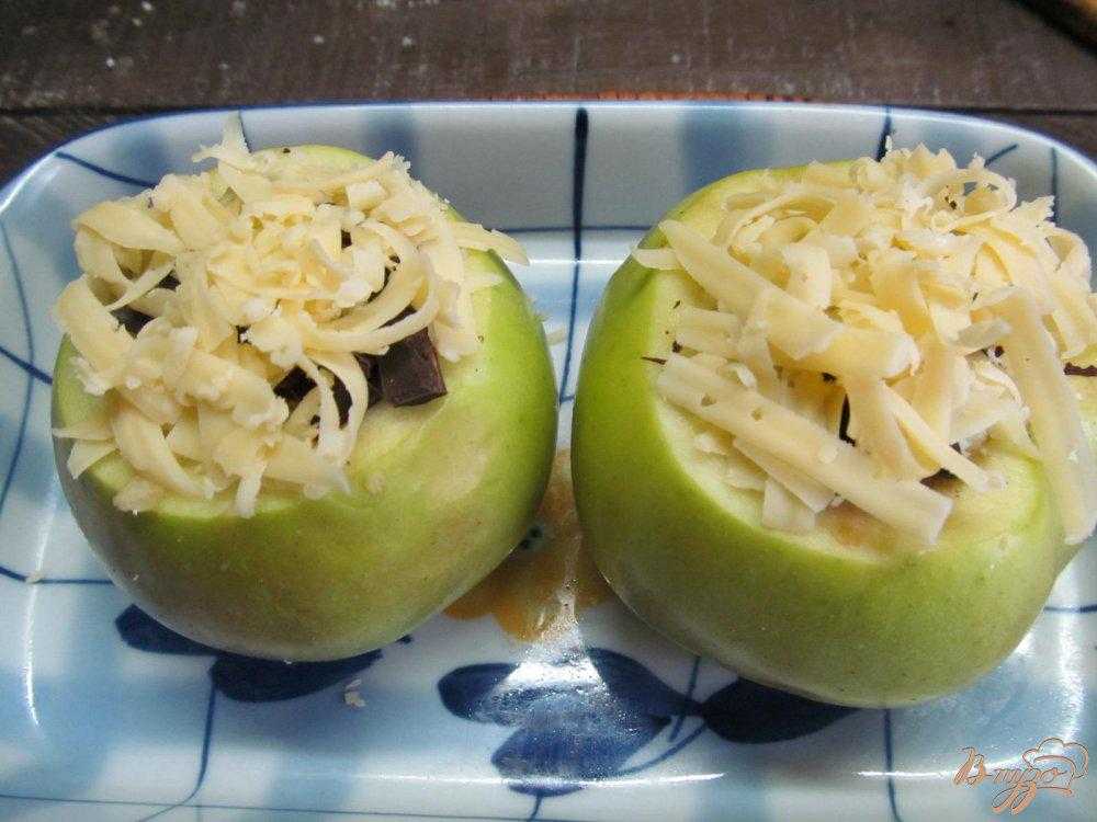 Рецепты запеченные яблоки с рисом