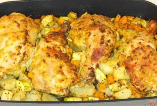 Запеканка из кабачков с курицей в духовке - пошаговые рецепты