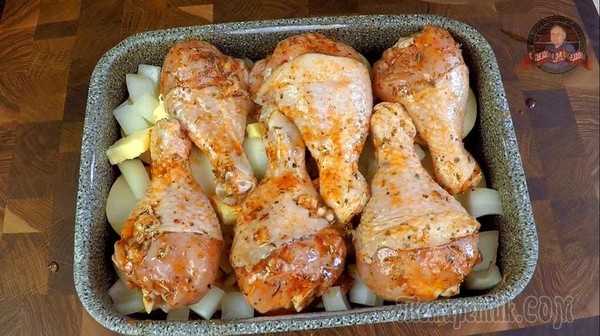 Куриные ножки в сметане в духовке рецепт с фото пошагово - 1000.menu