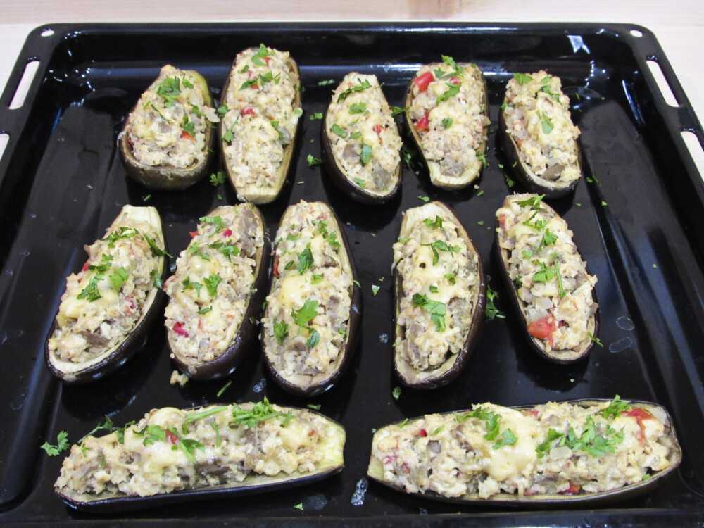 Баклажаны фаршированные запеченные в духовке с фаршем рецепт с фото пошагово - 1000.menu