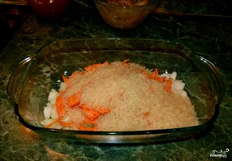 Плов с курицей в духовке: рецепт с фото пошагово