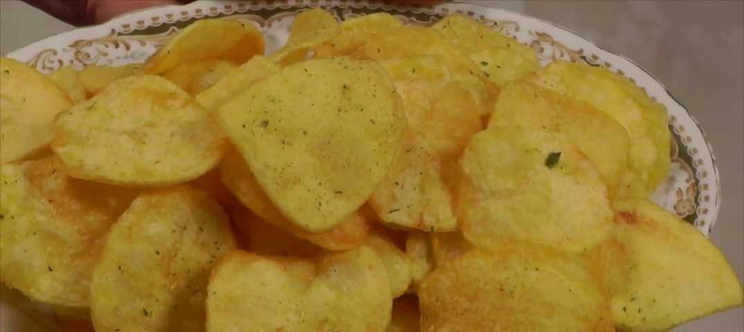 Как сделать картофельные чипсы в духовке, в домашних условиях