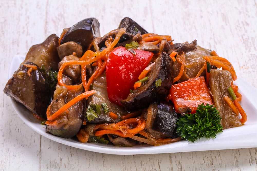 Рецепт квашеных баклажанов, фаршированных морковью и чесноком — лучшая закуска на зиму