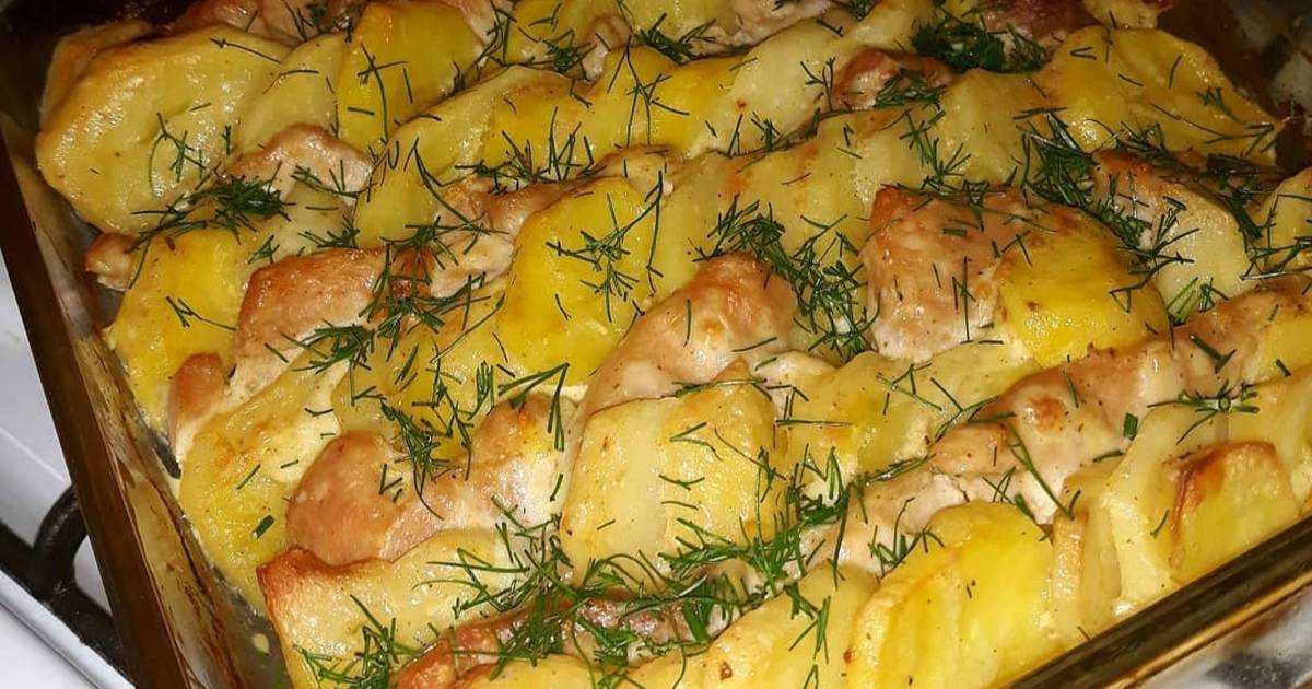 Куриное филе с картошкой в духовке рецепт с фото пошагово и видео - 1000.menu