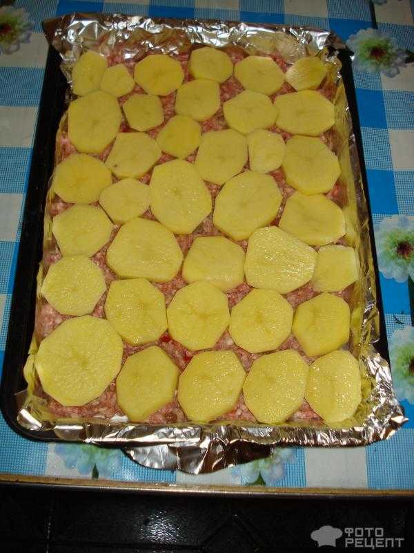 Картошка с фаршем в духовке - 100 рецептов приготовления пошагово - 1000.menu