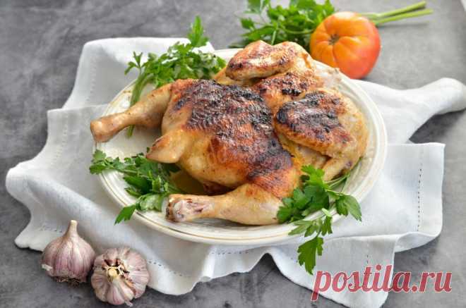 Курица на соли в духовке - пошаговые рецепты с фото