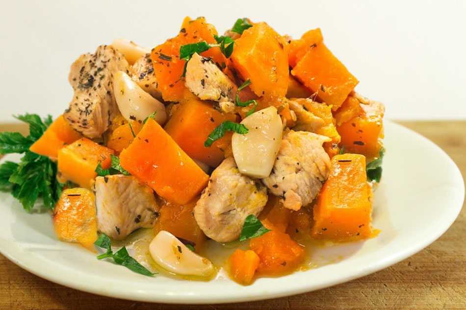 Курица с тыквой - 410 рецептов: основные блюда | foodini
