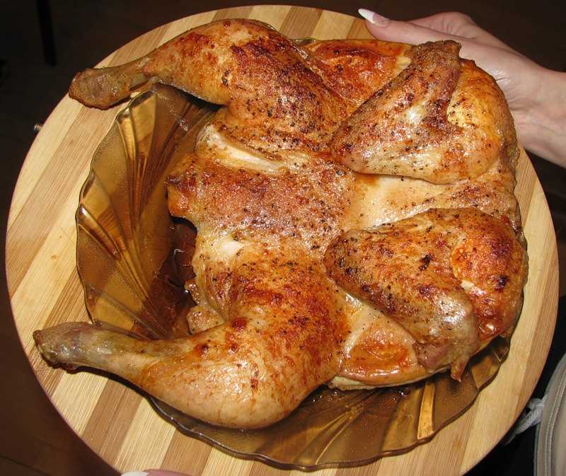 Курица гриль, рецепт в духовке на вертеле — wowcook.net