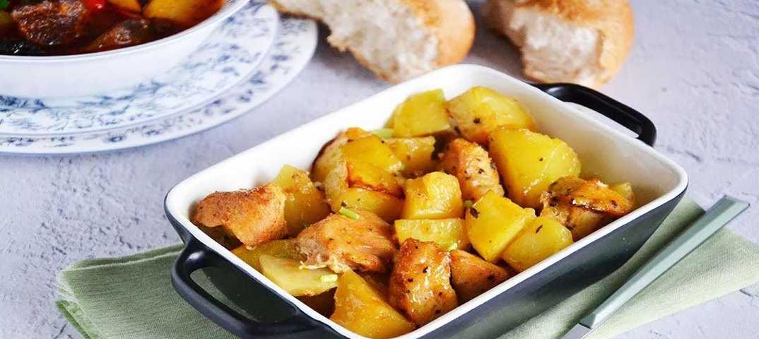Картошка с овощами в духовке: 3 рецепта с пошаговым фото