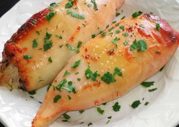 Фаршированные кальмары рецепты с фото простые и вкусные