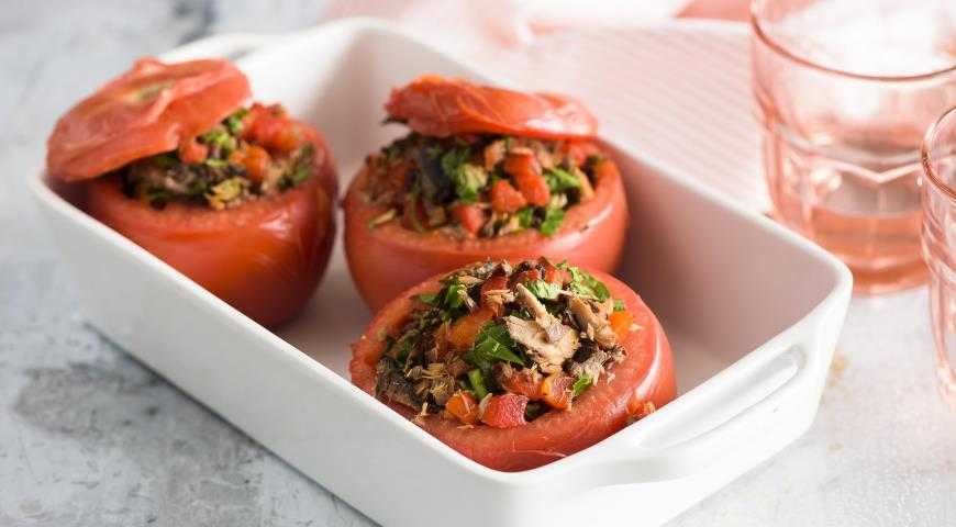 Рецепты помидор фаршированный тунцом