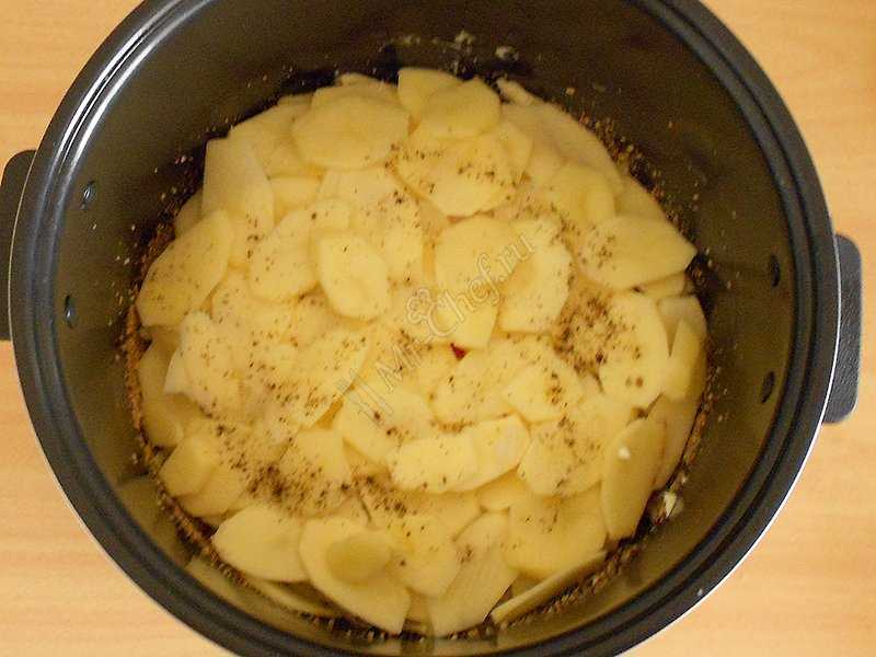 Рецепт приготовления картофельной запеканки с фаршем в мультиварке