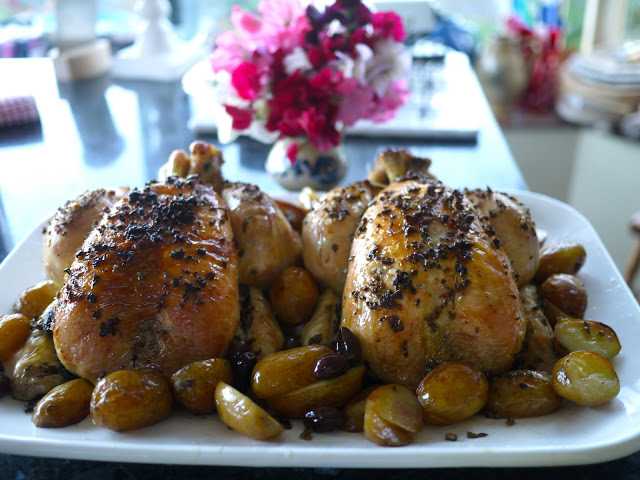 Цыпленок корнишон в духовке — 4 праздничных рецепта