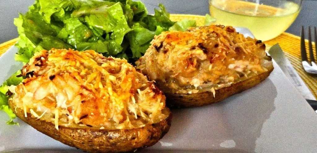 Картофель фаршированный грибами в духовке - готовим дома, рецепты с фото пошагово