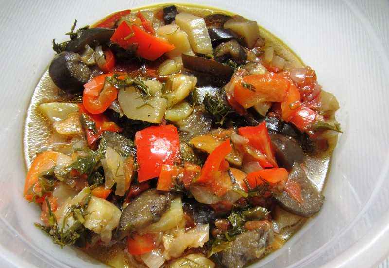 Овощное рагу с фаршем в духовке рецепт с фото пошагово - 1000.menu