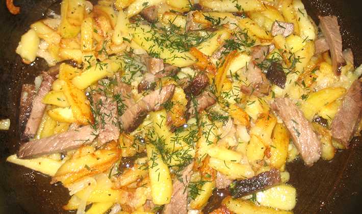 Мясо по-французски из свинины с картофелем и сыром пошаговый рецепт