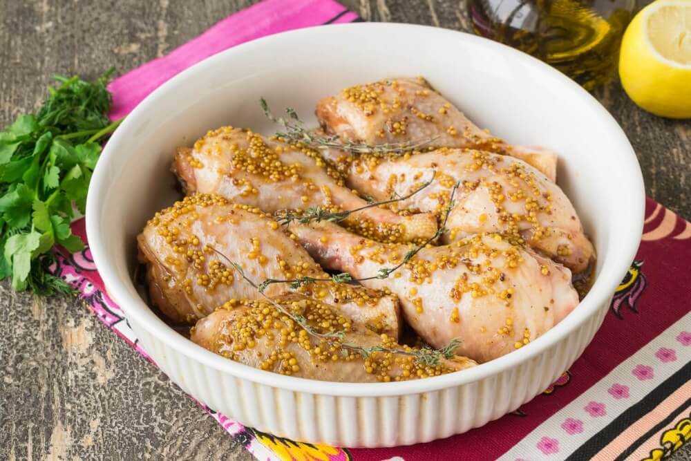 Как приготовить курицу с горчицей и медом в духовке?