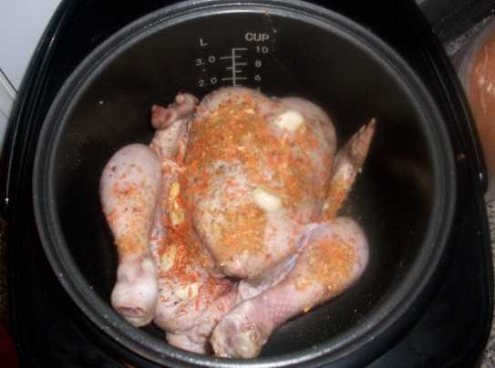 Курица в фольге в мультиварке — пошаговый рецепт с фото
