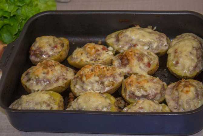 Картошка с фаршем в духовке - 100 домашних вкусных рецептов приготовления