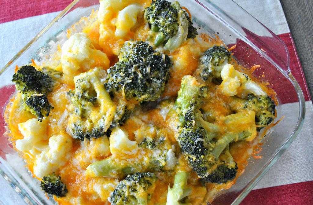 Запеканка из брокколи и цветной капусты | cамые вкусные рецепты запеканок