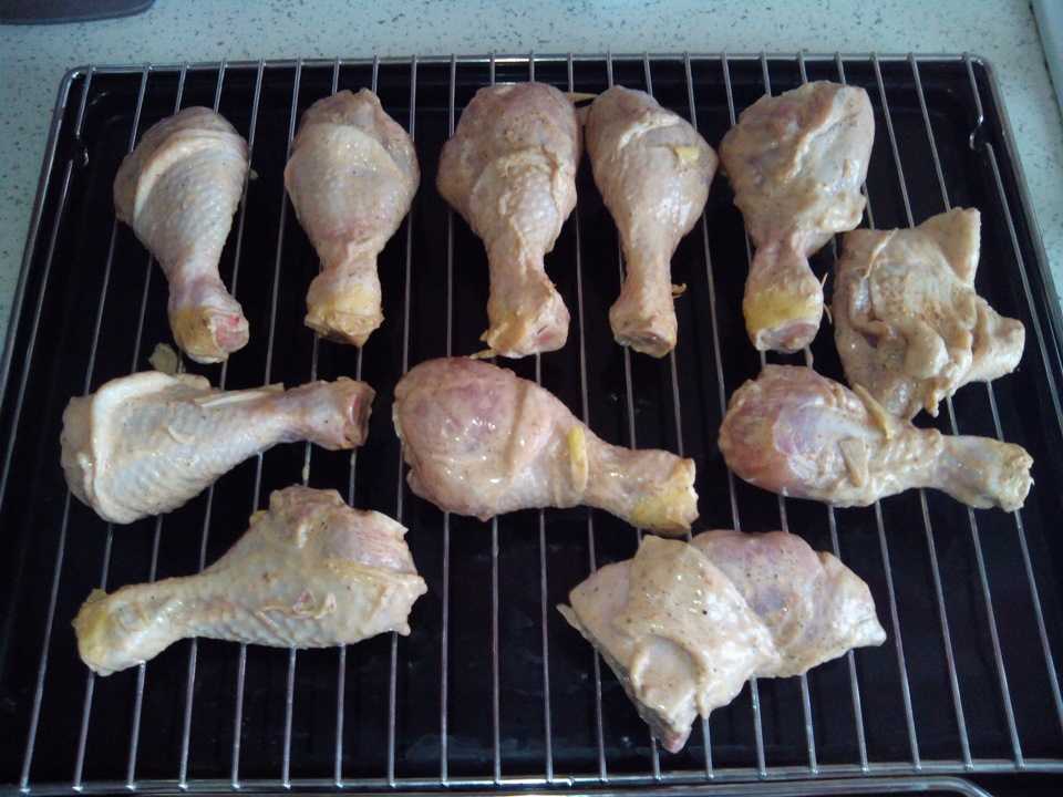 Куриные голени на сковороде