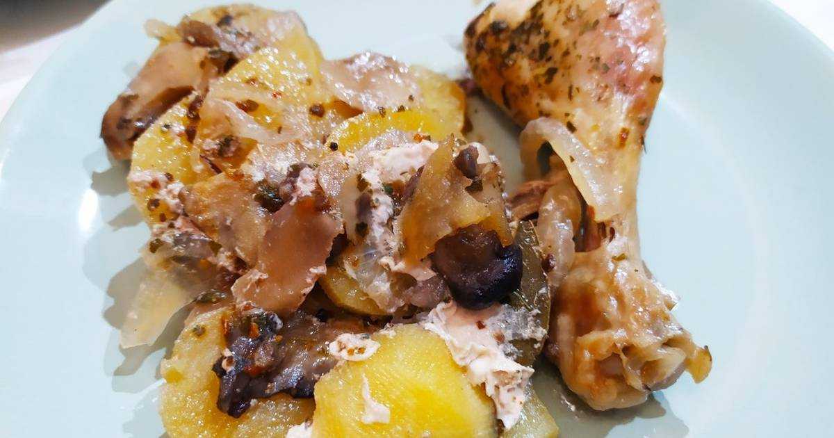Картошка с грибами в рукаве: рецепты приготовления мяса в рукаве с грибами и картошкой