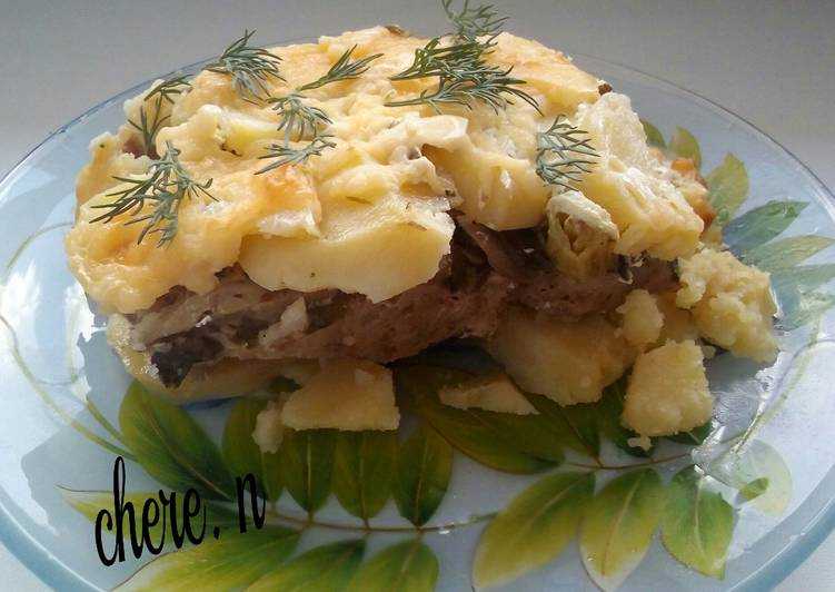 Запеканка с грибами, картофелем и фаршем: самые вкусные рецепты из духовки, приготовление с фото