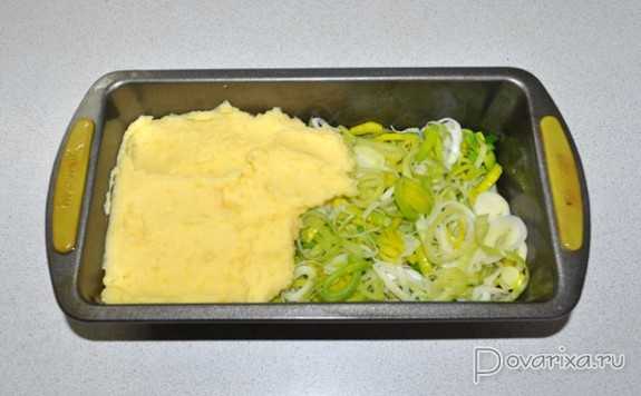 Картофельная запеканка с луком - пореем - пошаговый рецепт с фото. как приготовить