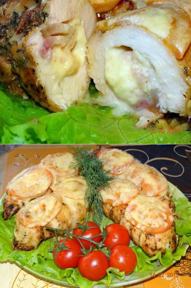 Куриные бедра фаршированные сыром в духовке рецепт с фото пошагово - 1000.menu