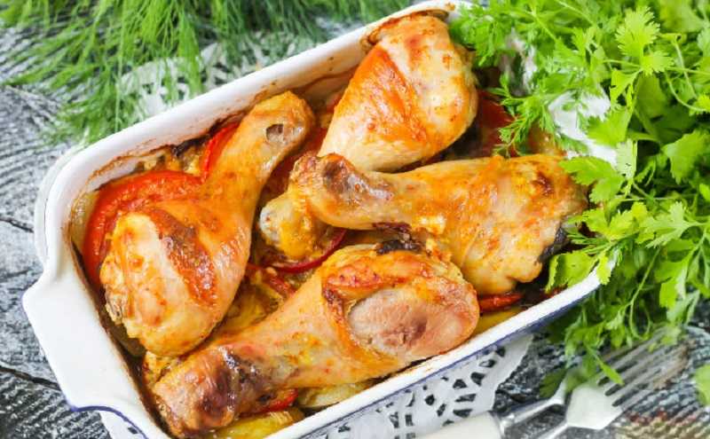 Куриные окорочка в духовке с хрустящей корочкой – 9 очень вкусных рецептов