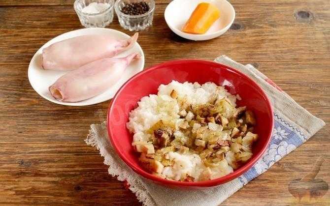 Фаршированные кальмары в год свиньи-кабана рецепт с фото пошагово — готовим вместе