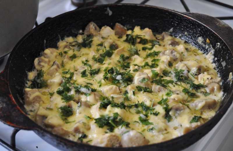 Курица в сливочном соусе в духовке – 7 рецептов с фото пошагово