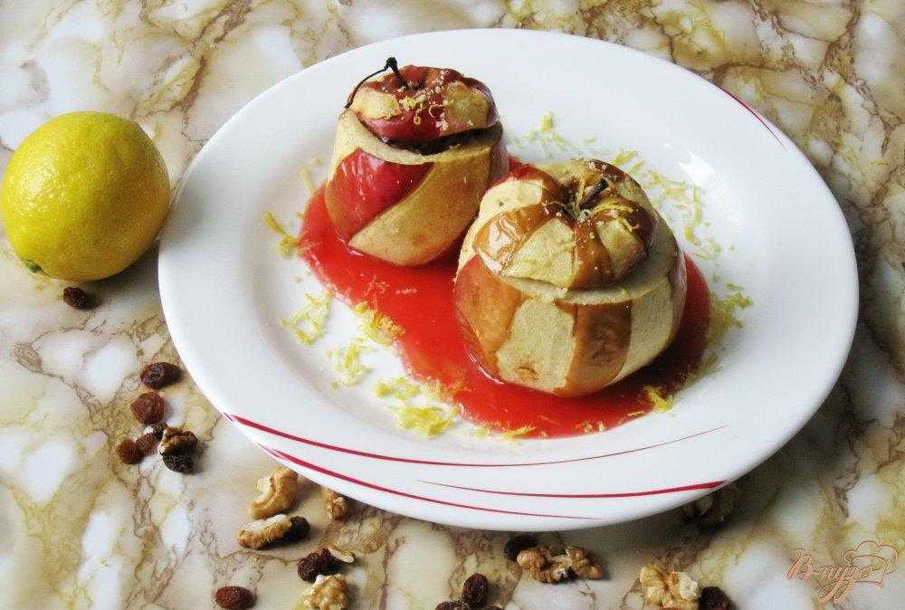 Печеные яблоки в микроволновке пошаговый рецепт быстро и просто от ирины наумовой