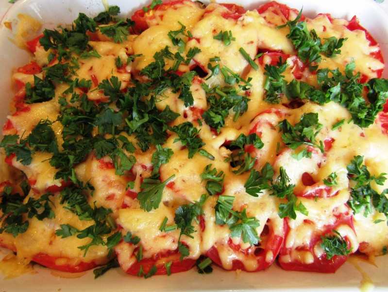 Рецепты запеканка из помидоров и сыра